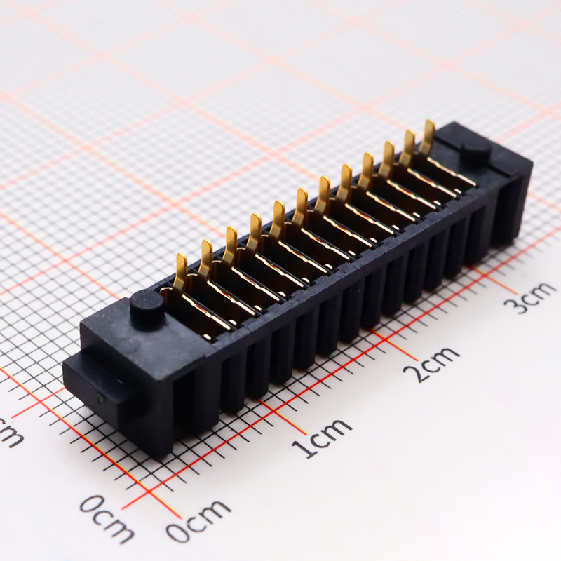 防城港2.0mm 刀片电池连接器 母座 3-15P 插件 带柱